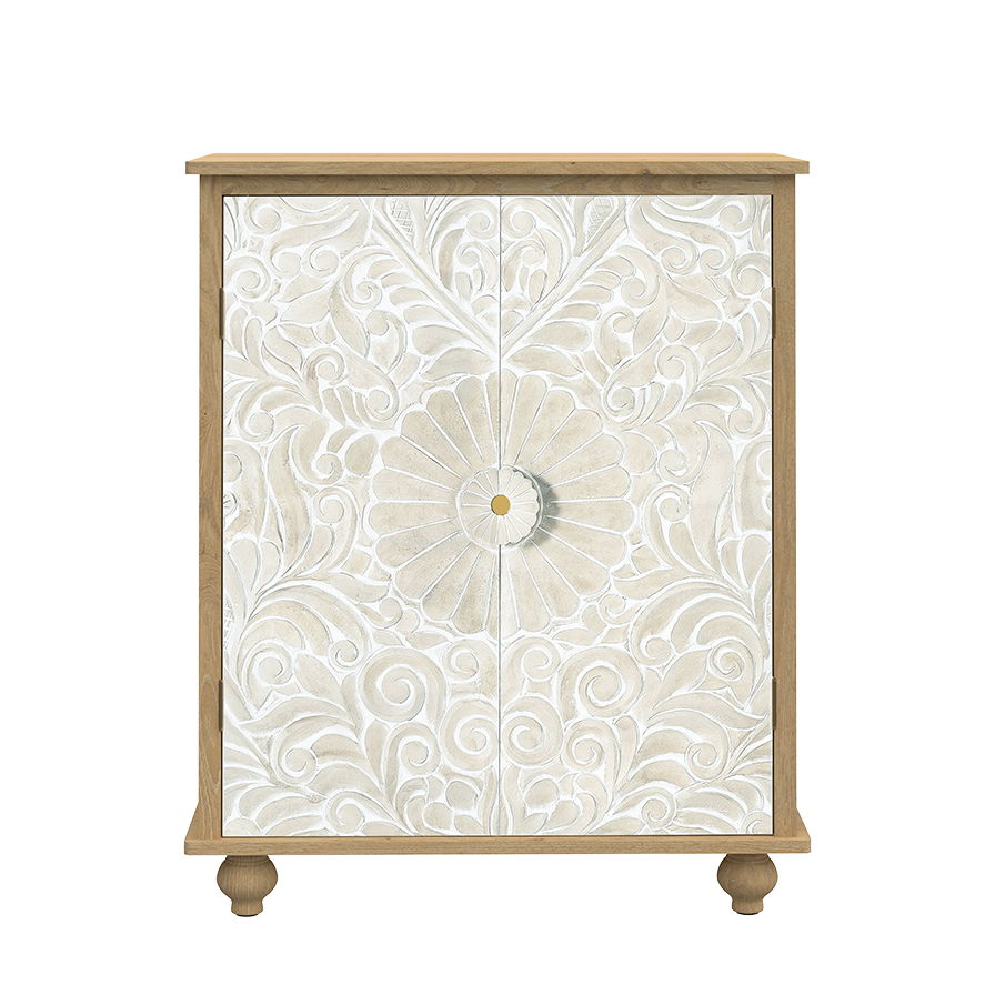 Lustra Fleur 2-Door Cabinet